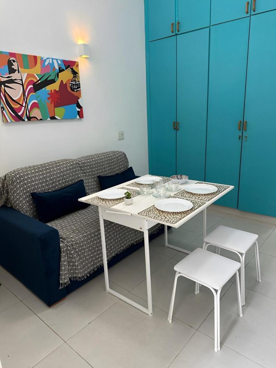 Confortavel Estudio Com Linda Vista Do Mar Río de Janeiro Exterior foto